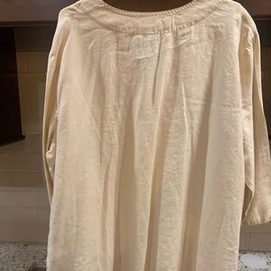 Cream cotton top
